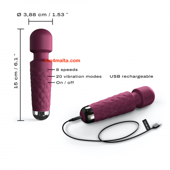 Dorcel Mini Wanderful -  rechargeable, plum